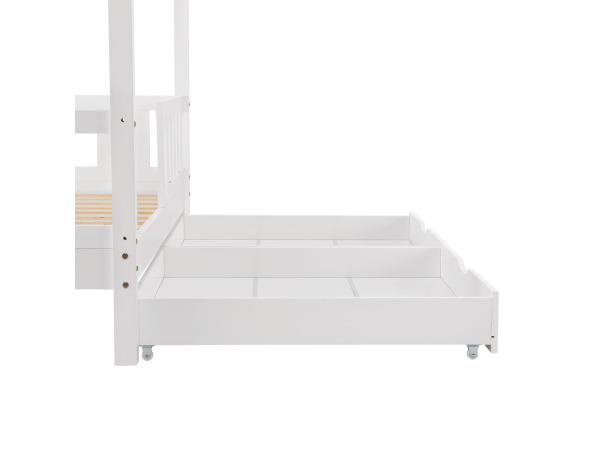 Kinderbed Marli - 80 x 160 cm - Wit - Incl. bedlades – foto 9 – kavel bij XL Auctions