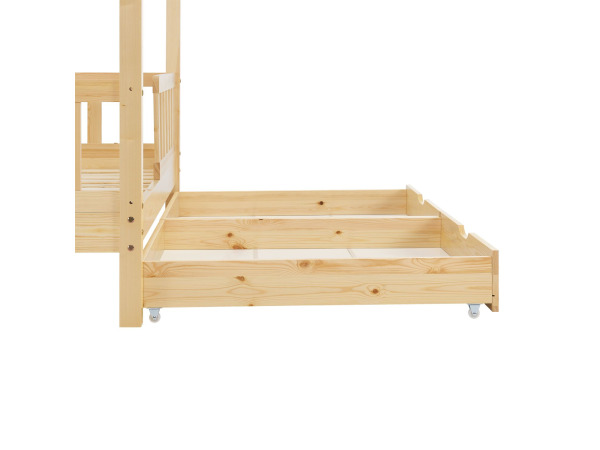 Kinderbed Marli - 80 x 160 cm - Houtkleur - Incl. bedlades – foto 9 – kavel bij XL Auctions