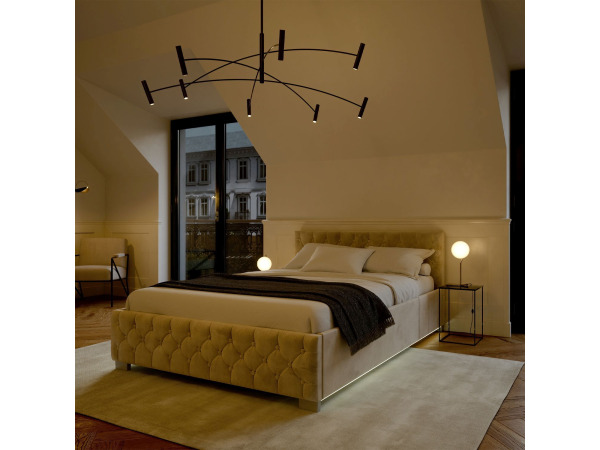 Gestoffeerd Bed Nizza - 140 x 200 cm - Beige – foto 3 – kavel bij XL Auctions
