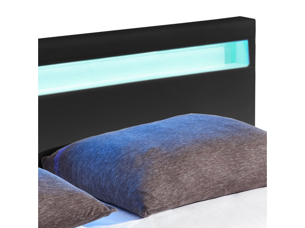 Gestoffeerd bed Paris - 140 x 200 cm - Zwart – foto 6 – kavel bij XL Auctions