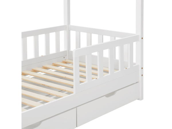 Kinderbed Marli - 90 x 200 cm - Wit - Incl. bedlades – foto 7 – kavel bij XL Auctions