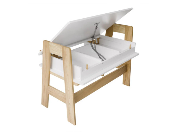 Kinderbureau Fietje Plus - Wit – foto 3 – kavel bij XL Auctions