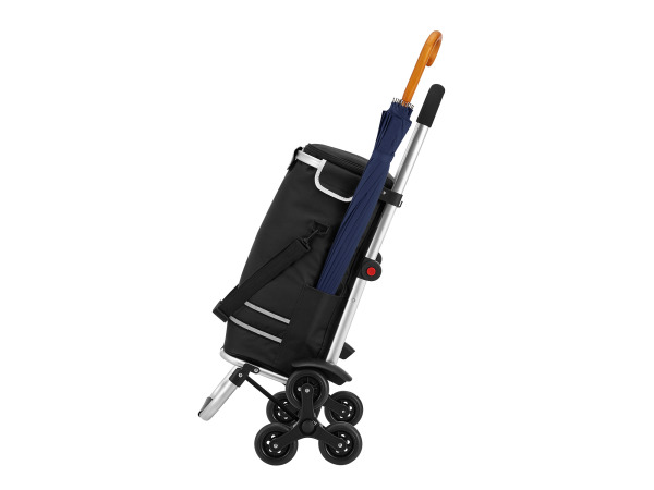 Boodschappentrolley 3in1 - 56L - Voor Trappen - Zwart – foto 4 – kavel bij XL Auctions