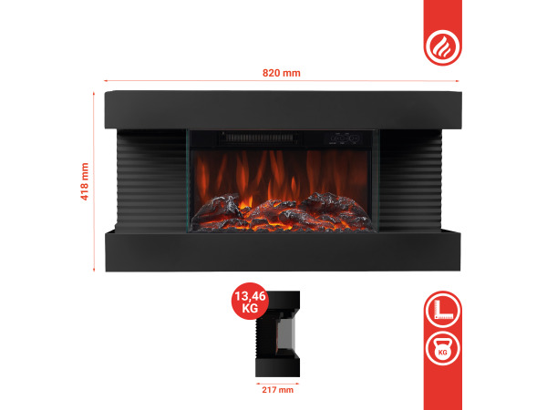 KAMINIO Elektrische haard LIZ – foto 4 – kavel bij XL Auctions