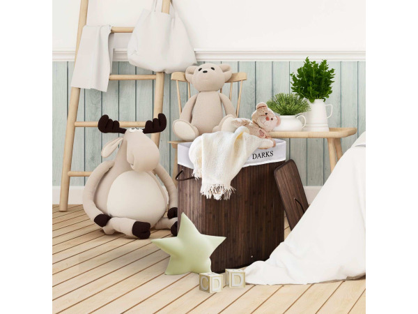 Bamboe Wasmand Curly - 100 L - Bruin – foto 6 – kavel bij XL Auctions