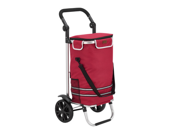 Boodschappentrolley 3in1 - 56L - Rood – kavel bij XL Auctions