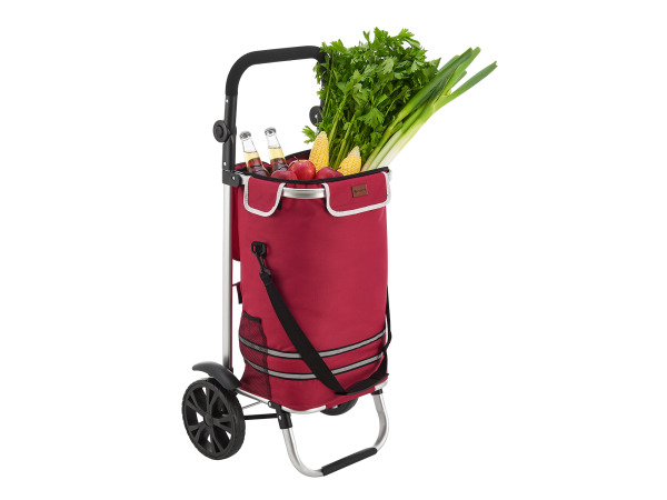 Boodschappentrolley 3in1 - 56L - Rood – foto 3 – kavel bij XL Auctions