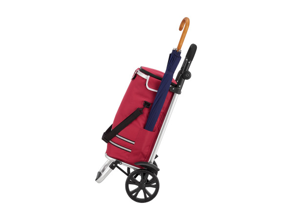 Boodschappentrolley 3in1 - 56L - Rood – foto 4 – kavel bij XL Auctions