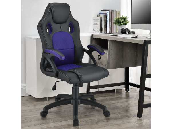 Bureaustoel / Gamingstoel - Montreal - Violet – foto 10 – kavel bij XL Auctions