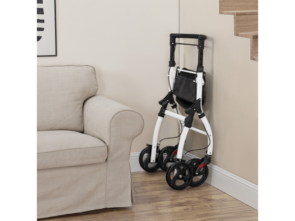 Aluminium Rollator Active - Wit – foto 5 – kavel bij XL Auctions