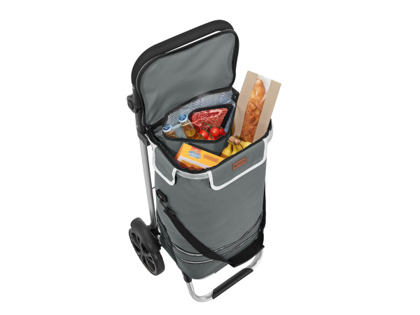 Boodschappentrolley 3in1 - 56L - Grijs – foto 5 – kavel bij XL Auctions