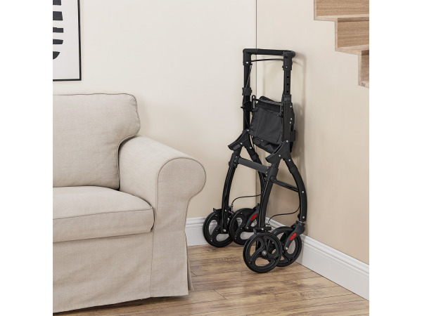 Aluminium Rollator Active - Zwart – foto 3 – kavel bij XL Auctions