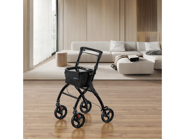 Aluminium Rollator Active - Zwart – foto 5 – kavel bij XL Auctions