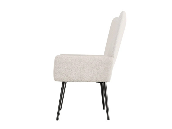 Oorfauteuil / Relaxfauteuil Odense - Beige - Bouclé Stof – foto 2 – kavel bij XL Auctions