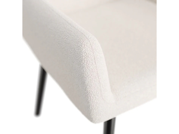 Oorfauteuil / Relaxfauteuil Odense - Beige - Bouclé Stof – foto 3 – kavel bij XL Auctions