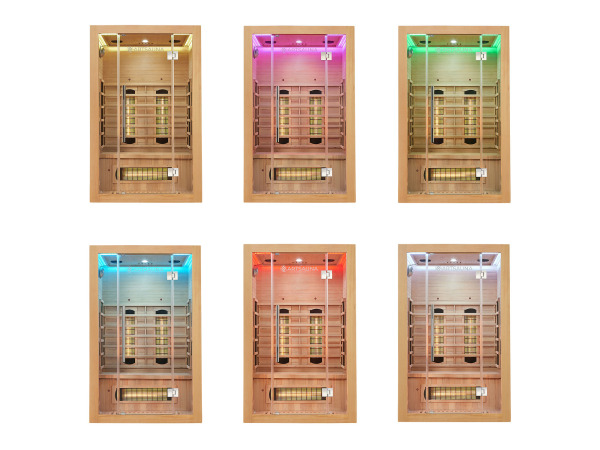 Infraroodcabine / Sauna Kiruna - 120x105x190 cm – foto 5 – kavel bij XL Auctions