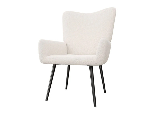 Oorfauteuil / Relaxfauteuil Odense - Beige - Bouclé Stof – foto 5 – kavel bij XL Auctions