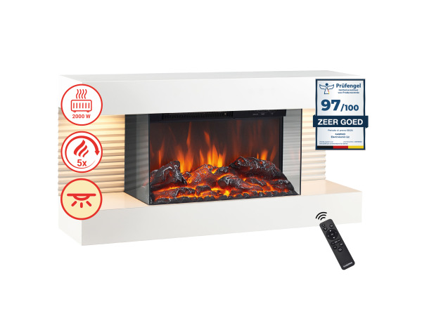 Elektrische haard LIZ - Wit – foto 7 – kavel bij XL Auctions
