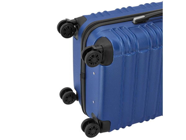 Harde Kofferset Rome - 3-Delig - ABS - Blauw – foto 6 – kavel bij XL Auctions