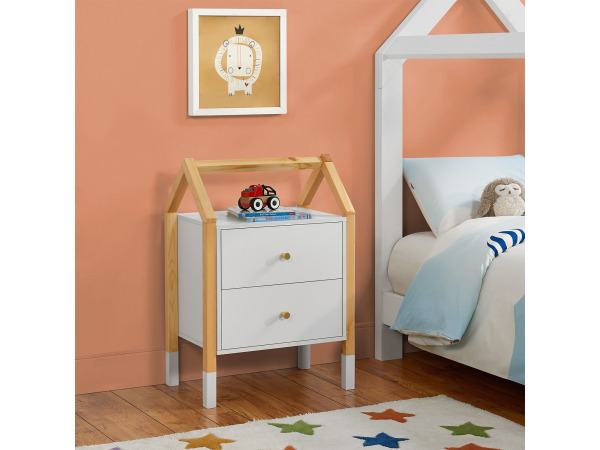 Houten Nachtkastje / Kindernachtkastje Enny – foto 10 – kavel bij XL Auctions