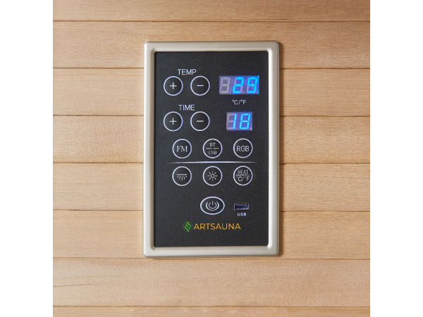 Infraroodcabine/sauna Kiruna 190x130x105cm – foto 3 – kavel bij XL Auctions