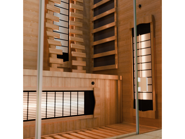 Infraroodcabine/sauna Kiruna 190x130x105cm – foto 6 – kavel bij XL Auctions