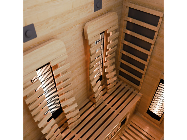 Infraroodcabine/sauna Kiruna 190x130x105cm – foto 8 – kavel bij XL Auctions