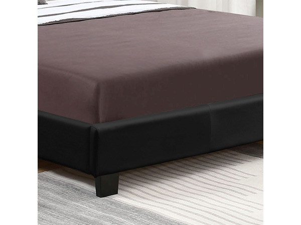 Gestoffeerd bed Verona - 120 x 200 cm - Zwart - LED – foto 6 – kavel bij XL Auctions
