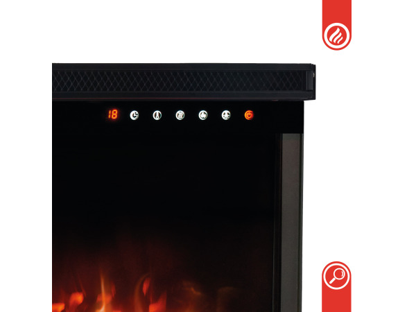 Elektrische haard LEA - Elektrische 3-in-1 haard - 42 inch – foto 6 – kavel bij XL Auctions