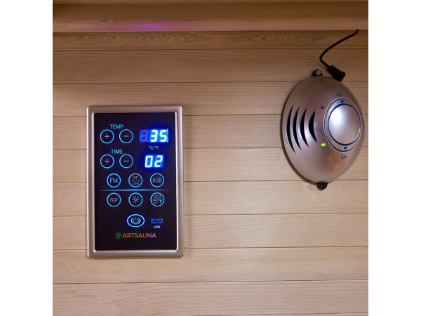 Infraroodcabine Nyborg E150V - 150x150x190 cm - Dubbele Tech – foto 6 – kavel bij XL Auctions