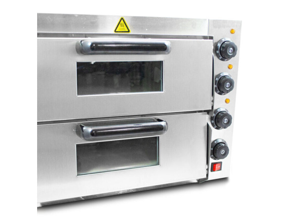 Pizzaoven / Pizzamaker - Dubbele oven - Elektrisch - 3000 wa – foto 2 – kavel bij XL Auctions