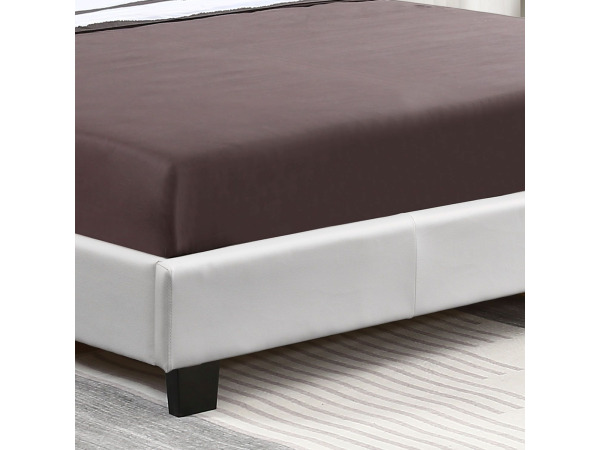 Gestoffeerd bed Verona - 120 x 200 cm - Wit - LED Verlichtin – foto 5 – kavel bij XL Auctions