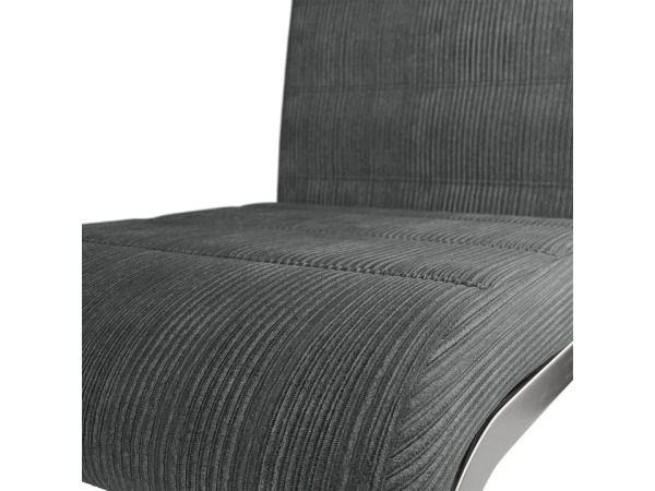 Stoelen Vegas Cordyroy donkergrijs set van 4 – foto 4 – kavel bij XL Auctions