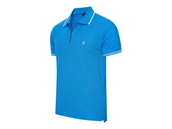 Cappuccino Italia Polo Zip Polo Torino Royal - L