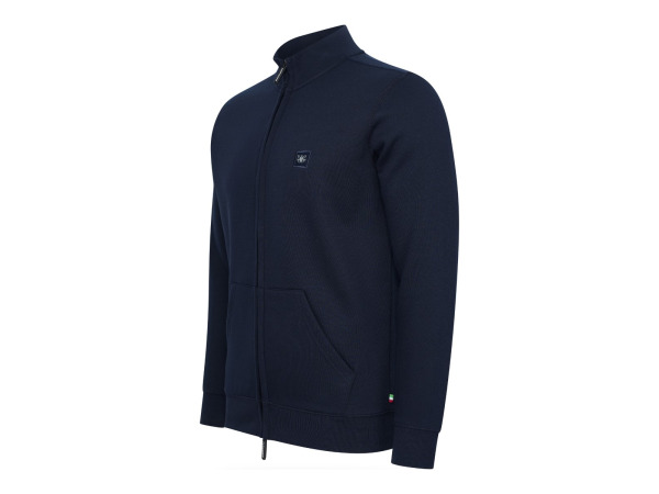 Cappuccino Italia Fleece Zip Jack Navy - M