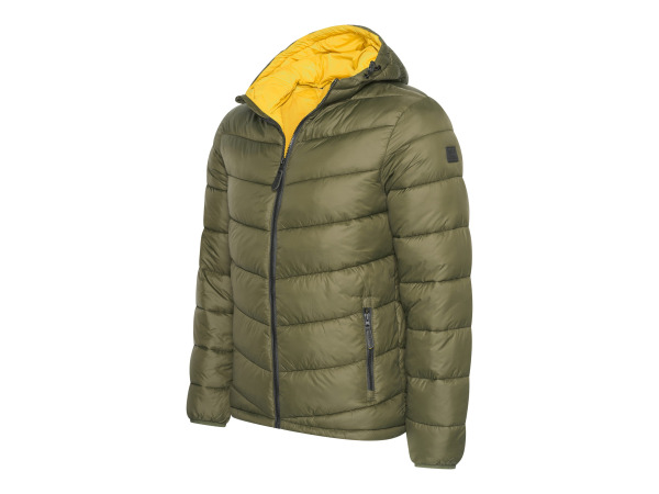 Cappuccino Italia Hooded Puffer Jacket Army - XL