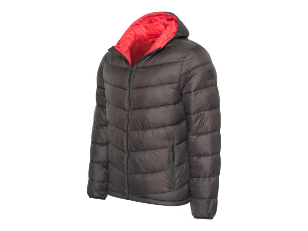 Cappuccino Italia Hooded Puffer Jacket Zwart - XXL