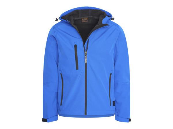 Cappuccino Italia Softshell Hood Jacket Royal - XL