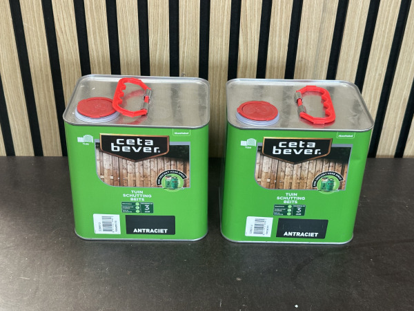 4x Cetabever – Schuttingbeits Transparant – Antraciet – 2,5 – foto 2 – kavel bij XL Auctions
