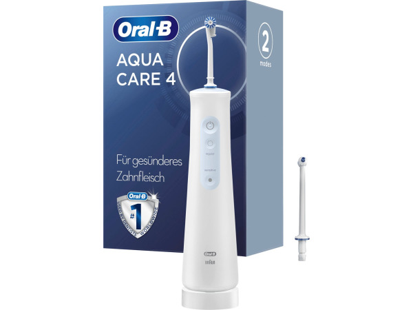 Oral-B AquaCare 4 - Oral Irrigator/Waterflosser - Wit/blauw