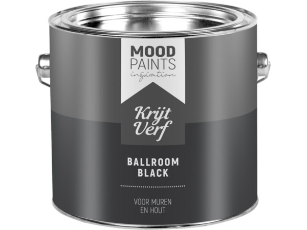 6x Moodpaints krijtverf Ballroom Black 0,5L – foto 2 – kavel bij XL Auctions