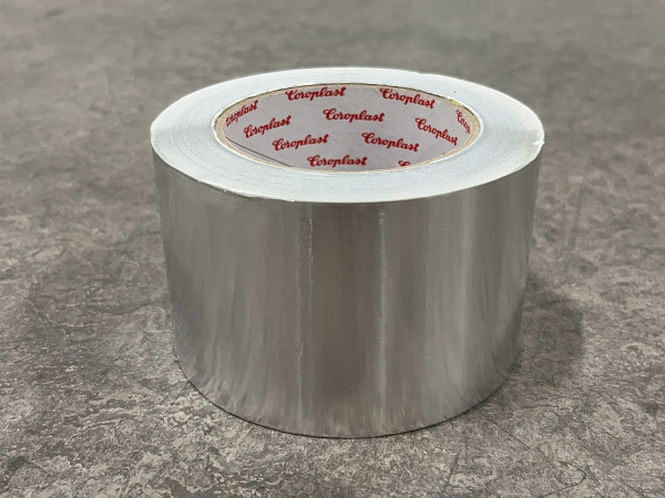 3x Coroplast aluminium tape (75mm × 50m) 942 ALU SE