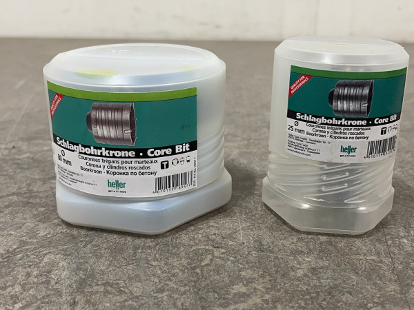 Heller dozenboor set 2-delig ø25/80mm