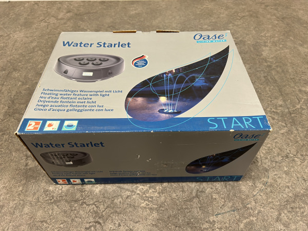Oase drijvende fontein met licht Water Starlet