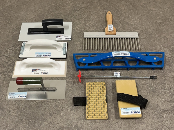 Pinguin stucadoorsgereedschap set 9-delig