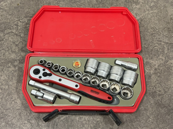 Tengtools dopsleutelset 19-delig 1/2" T1221-6