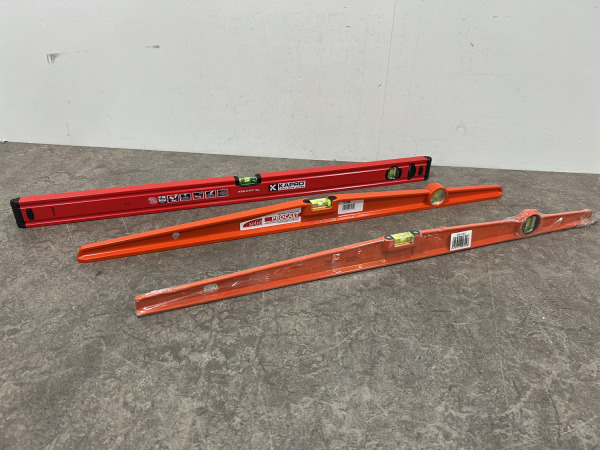 Waterpas 80cm set 3-delig