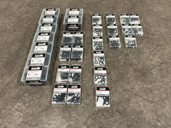 Blackline bevestigingsmateriaal set 31-delig
