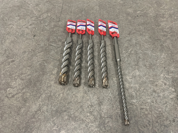 Stenroc betonboor 4-cutter set 5-delig