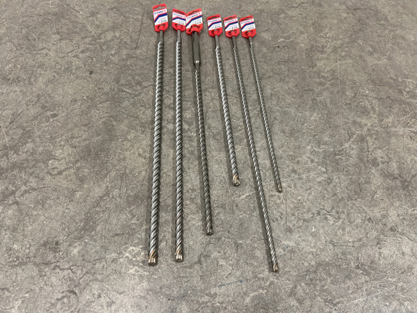 Stenroc betonboor ø8-16mm 4-cutter set 6-delig